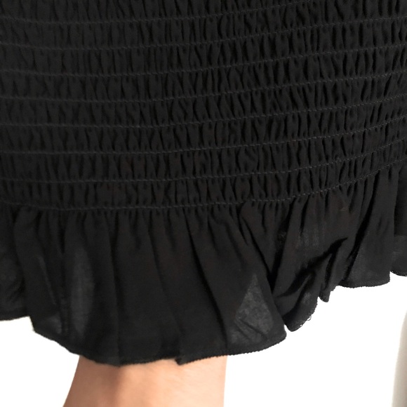 Boho Loose Sleeves Black Blouse (S) - Picture 4 of 6